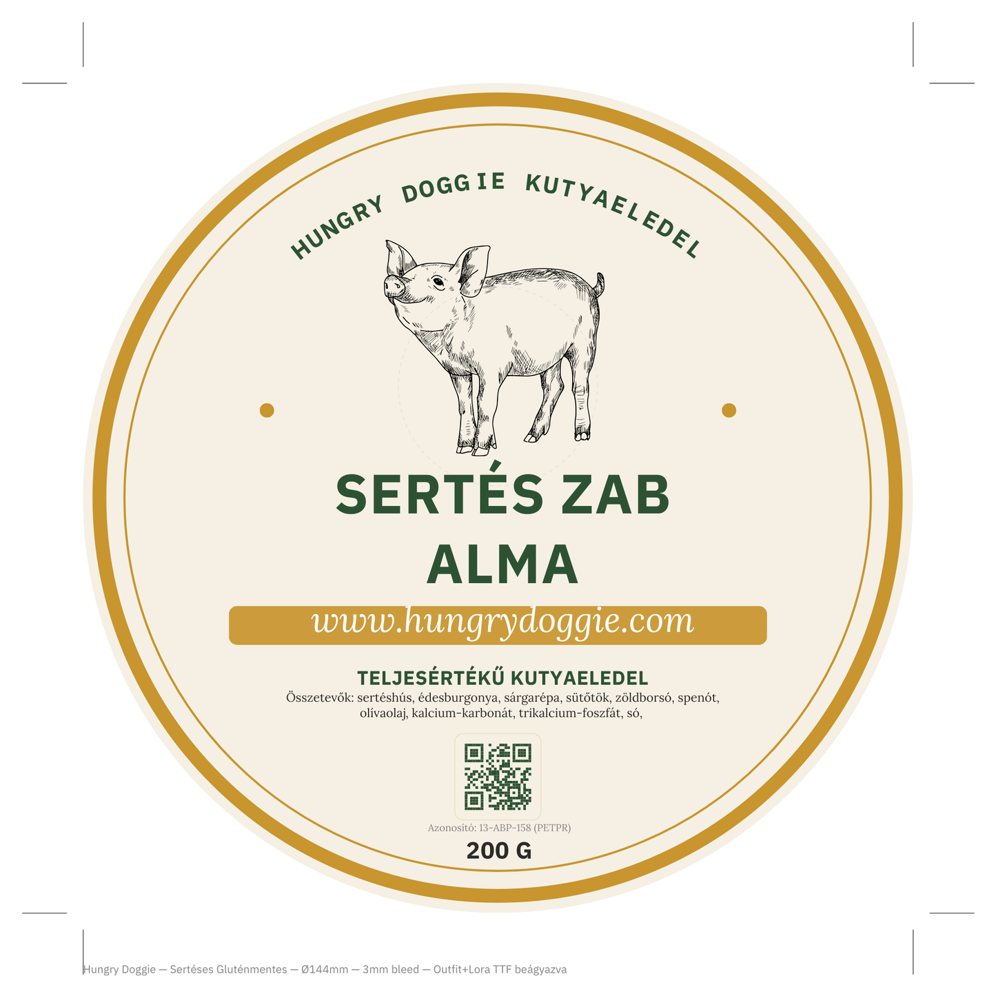 Sertés Zab Alma
