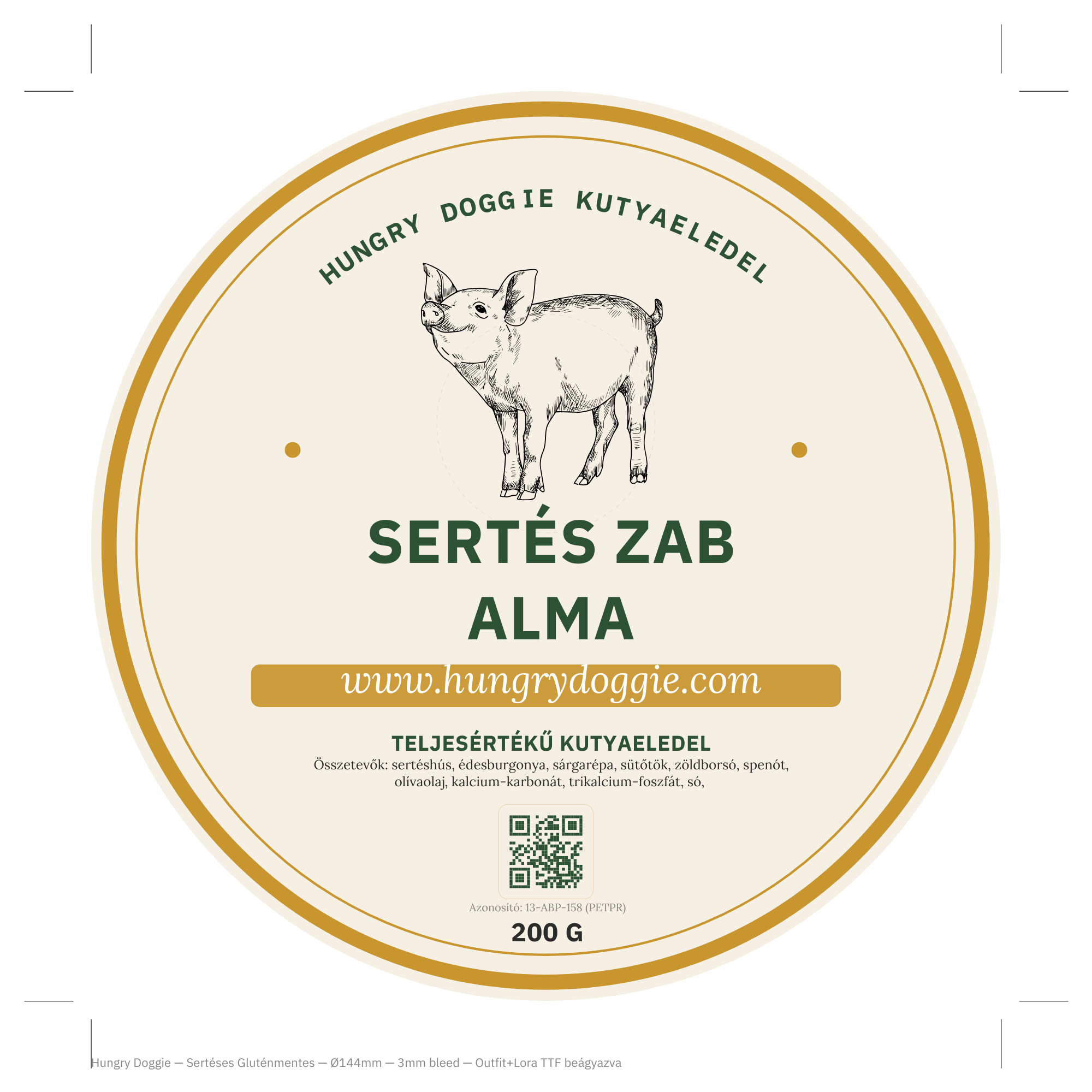 Sertés Zab Alma